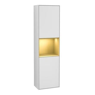 V&B Hochschrank Wandbeleuchtung Finion 41,8x151,6cm, r, Rg gol m Lac, wh. m Lac