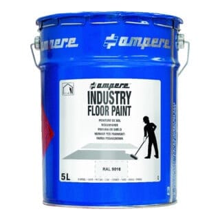 A.M.P.E.R.E. Bodenmarkierungsfarbe Traffic Industry Floor Paint 5L weiß