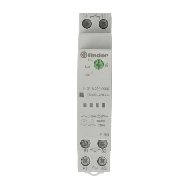 Finder Dämmerungsschalter 1-100Lux 16A 230VAC 11.31.8.230.0000