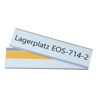 Eichner Selbstklebender Etikettenhalter aus PVC 80 x 200 mm