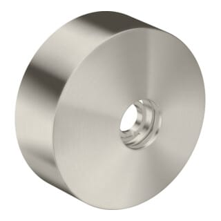 hansgrohe Verlängerungsrosette d= 80mm, aus Metall, Edelstahl-Optik
