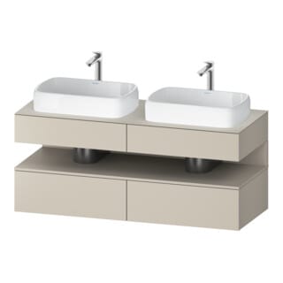 Duravit Waschtischunterschrank Qatego 140x55x60cm, T m/ta m, Pl, B bs, B