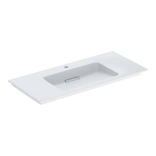 Geberit Möbelwaschtisch One 105cm, HL mit., o. ÜL, we. K-Tect/Bl we.