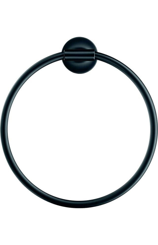Duravit Handtuchring Starck T 21x7,3cm, schwarz matt