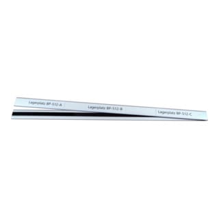 Eichner Magnetische Etikettenhalter aus PVC 54 x 1000 mm