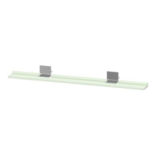 Duravit Spiegel-Ablage Sivida 125x65x3,6mm, grün Matt, montiert, chrom