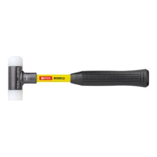 PB Swiss Tools Rückschlagfreier Hammer, mit Nylon-Einsätzen, Superglas-Stiel, 22 mm