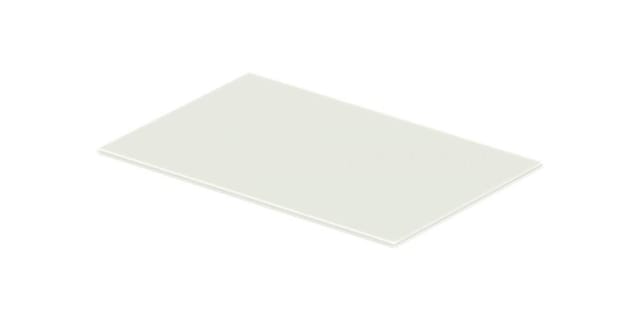 Duravit Glaseinleger DuraSquare 47x38cm, Sicherheitsglas, Weiß