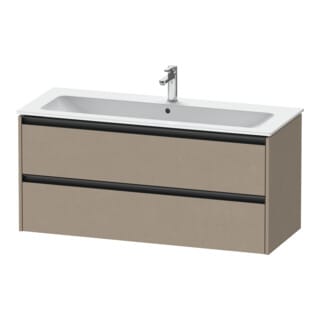 Duravit Waschtischunterschrank Ketho.2 121x48cm, lei, 2 Schub., wandhängend