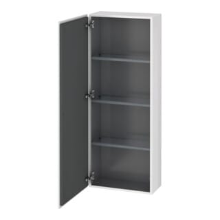 Duravit Halbhochschrank L-Cube 50x24,3x132cm, Tür re, taupe supermatt