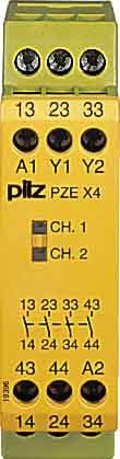 Pilz Kontakterweiterungsblock 24VDC 4n/o PZE X4, 774585