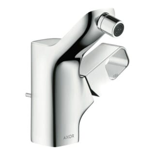 hansgrohe Bidet-Einhebelmischer Axor Urquiola A 104mm, m ZugstAblGar, brush. gol opt
