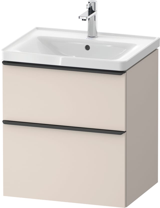 Duravit Waschtischunterschrank D-Neo 58,4x45,2x62,5cm, 1 Kast, sw/Taup ma