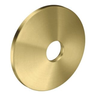 hansgrohe Verlängerungsrosette d= 90mm, aus Metall, brushed brass