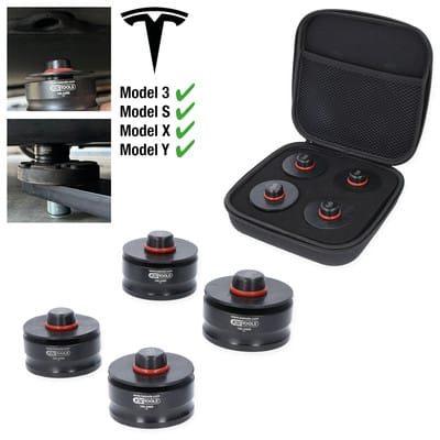 KS Tools Wagenheberaufnahme-Satz für Tesla Model 3, S, X, Y, 4-tlg