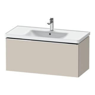 Duravit Waschtischunterschrank D-Neo 98,4x45,2cm, chr/Taup ma, 1 Ausz., wandhängend