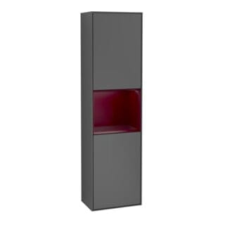 V&B Hochschrank Wandbeleuchtung Finion 41,8x151,6cm, r, Rg Peo m La, Anthrac. m