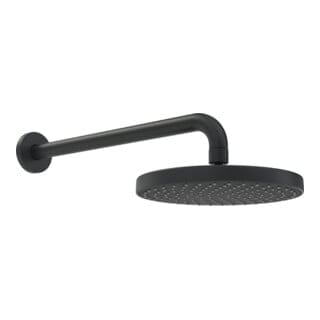 Hansa Kopfbrause HANSABASICJET Anti-K., Wand, 1-str., A 348mm, matt-sw