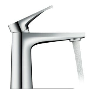 Duravit Waschtisch-Einhebelmischer Tulum S Ausl. 110mm, o. Zugst.Abl.Gar., chrom