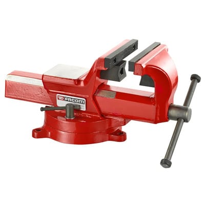 Facom Schraubstock mit Drehteller, 125 mm