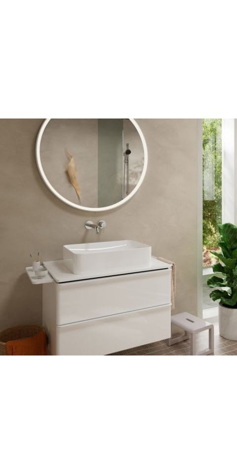 hansgrohe Einhebel-Waschtischarmatur Tecturis S UP, f Wandmont., Ausladung 165mm, chrom