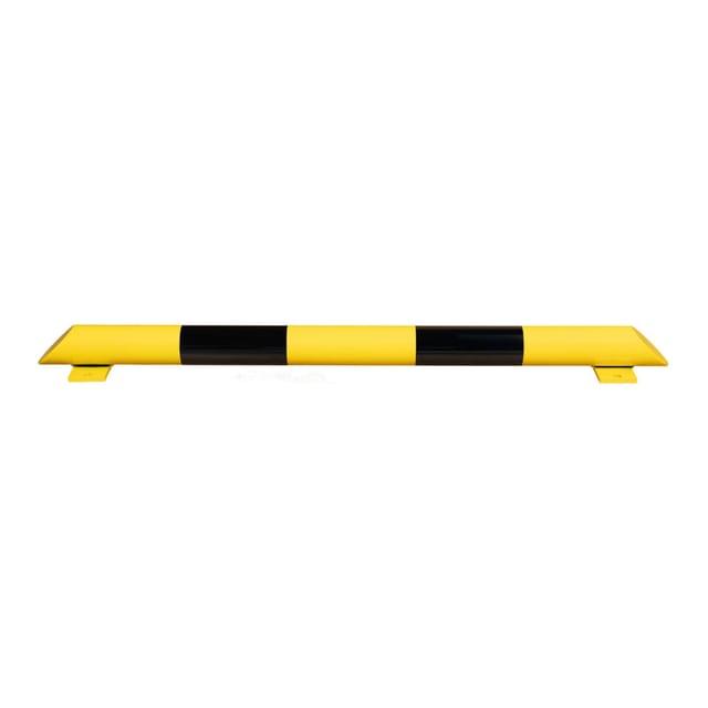 Moravia Rammschutz-Balken schwarz/gelb Rundrohr 76 x 3,0 mm 1200 mm lang