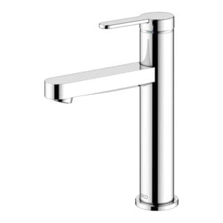 Keuco Waschtisch-Einhebelmischer 130 IXMO Flat A 124mm, o. Abl.garn, Ros. rd, verchromt