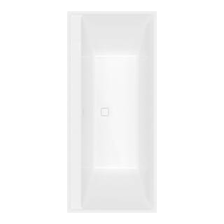 V&B Rechteck-Badewanne Collaro Duo 180x80cm, Einbauausführung Chrome, weiß
