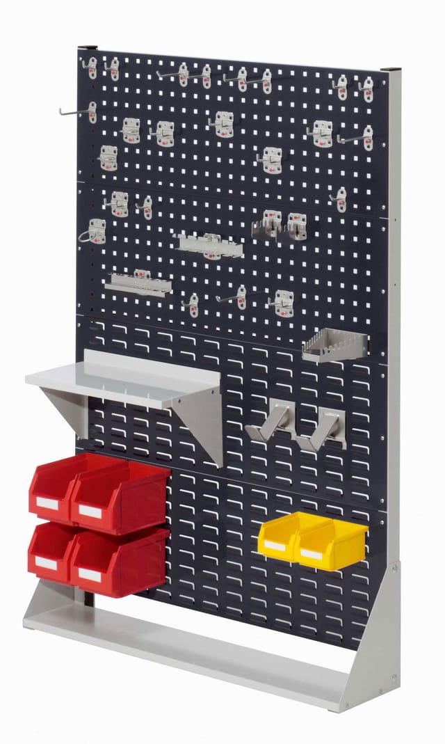 Kappes Stellwand RasterPlan Gr. 4 einseitig RAL 7035/7016 mit Ausstattung 1
