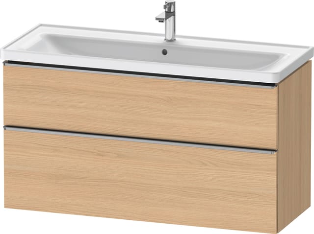 Duravit Waschtischunterschrank D-Neo 118,4x45,2x62,5cm, 2 A, wd, ES geb/Ei N