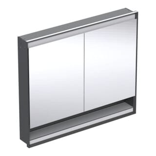 Geberit Spiegelschrank One 105x90x15cm, s m/Al pb, m N + ComL, 2 T