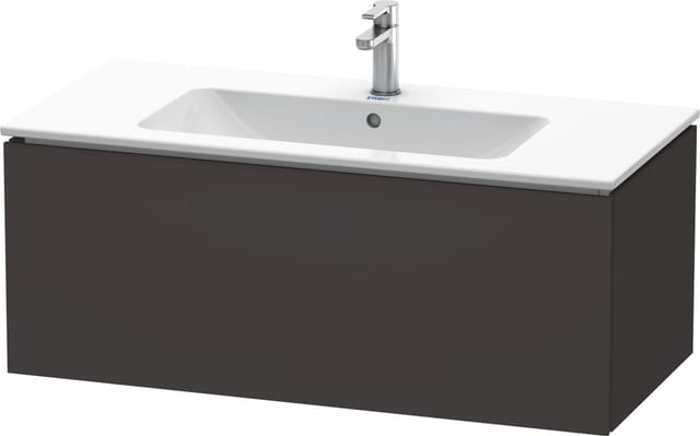 Duravit Waschtischunterschrank L-Cube 102x48,1cm, graph matt, 1 Ausz., wandhängend