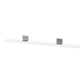 Duravit Spiegel-Ablage Sivida 133x65x3,6mm, we. hgl, montiert, chrom