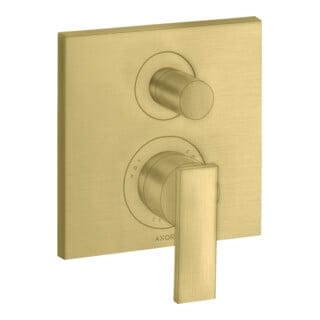 hansgrohe Fertigmontageset Axor Citterio UP-Wannen-Einhebelmischer, m Hebel, brushed brass