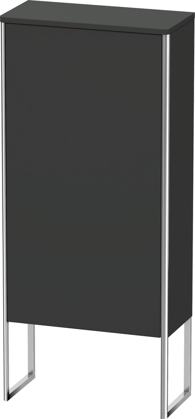 Duravit Halbhochschrank XSquare 50x23,6x113,6cm, st, T. li, graph matt