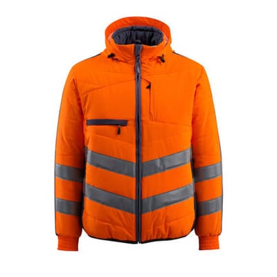 Mascot Dartford Thermojacke Größe S, hi-vis orange/schwarzblau