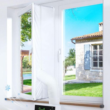 Gruntbear Klimaanlagen-dichtungssatz, 400 Cm Fensterdichtung, Fensterklimaanlagen-set, Kompatibel Mit Allen Tragbaren Klimaanlagen Und Trocknern, Einfache Installation