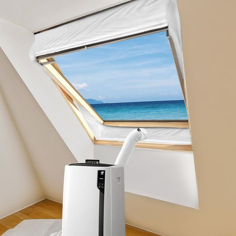 Landrip Klimaanlagen-dichtungsset, 2 X 190 X 50 Cm, Fensterdichtungsset Für Mobile Klimageräte, Energieeffizientes Und Bohrfreies Fensterdichtungsset Für Mobile Klimageräte, Hält Das Haus Kühl