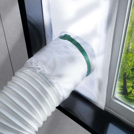 Klimaanlagen-dichtungssatz 25x102–162cm, Klimaanlagen-fensterdichtungssatz Für Horizontale Und Vertikale Schiebefenster, Fensterdichtungssatz Für Tragbare Klimaanlagen Und Wäschetrockner