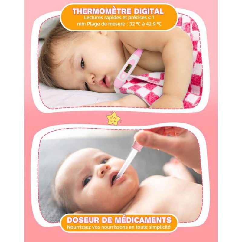 Babypflege-set Mit Maniküre-set – Bpa-freies Neugeborenen-set – Für Reisen Und Zuhause