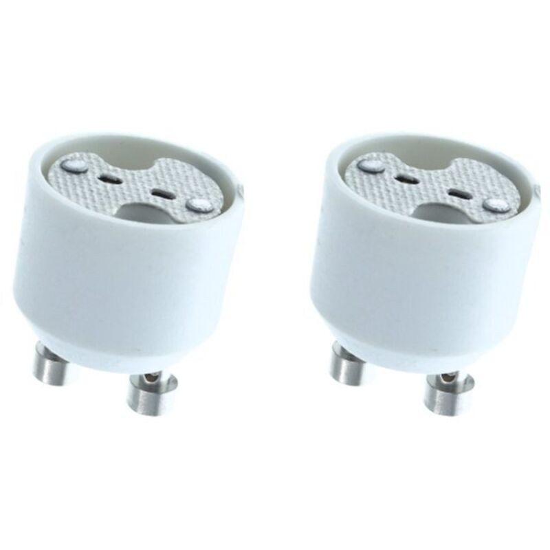 2 Pièces Convertisseur Adaptateur Porte-ampoule Pour Lampe, Support De Gu10 À Mr16 12v