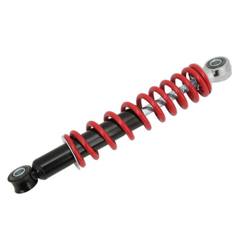 250 Mm / 9,8 Zoll Motorrad-stoßdämpfer Mit Universeller Roter Feder Für Dirtbikes, Pitbikes, Atvs Und Go-karts (50–125 Cm³).