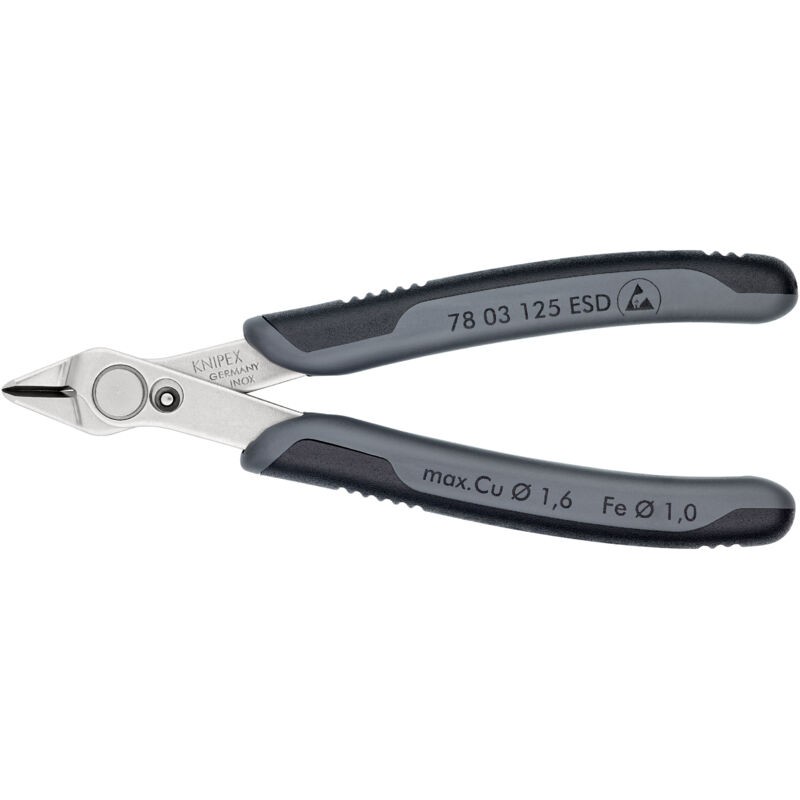 78 03 125 Esdsb Elektronische Super Knips® Esd Mit 125 Mm Multimaterialgriffen