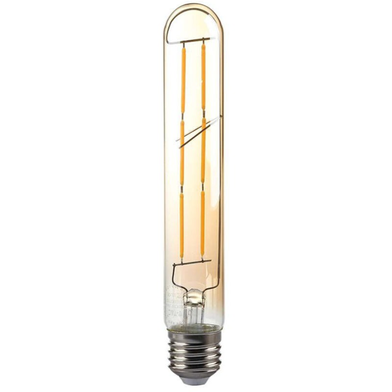 Led-lampe – Bernstein – T30 – E27-fassung – Ip20 – 6 W – 600 Lumen – 2200 K