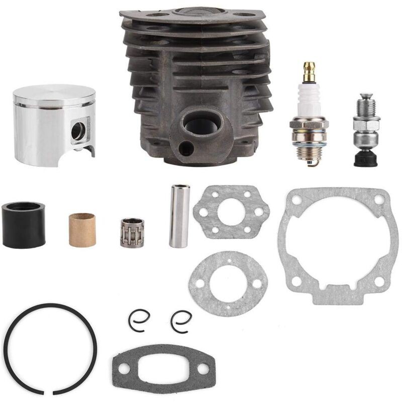 Aufee Zylinder-kolben-dichtungssatz Für Husqvarna 50, 51, 55, 46 Mm Zylinder-kolben-satz Mit Dichtung Für Husqvarna 50, 51, 55 Rancher Nikasil Motor