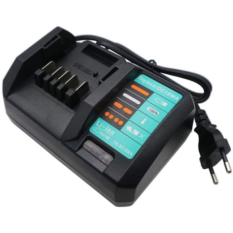 Dc18wa Ladegerät Kompatibel Mit Makita G-serie 14,4v Und 18v Li-ion Bl1813g Bl1811g Bl1413g Bl1415g Bl1440g 196375-4 Bl1815g Bl1411g Bl1830g Bl1840g