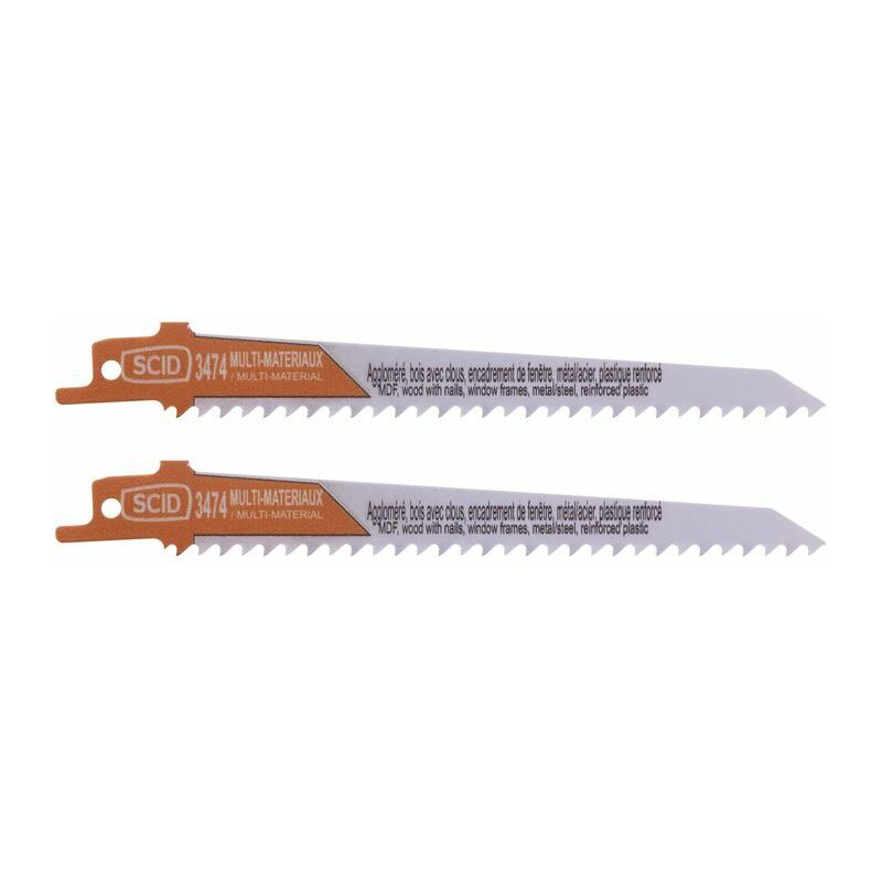 Scid Classic Säbelsägeblatt Für Holz Und Metall – Dicke 1,27 Mm – Länge 150 Mm – Paarweise Erhältlich
