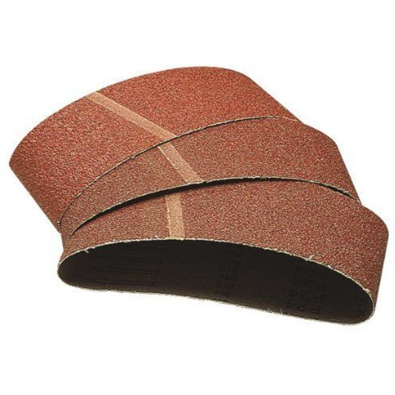 Wolfcraft 3114000 Schleifband, Körnung 120 (l X B) 457 Mm X 76 Mm, 6 Stück