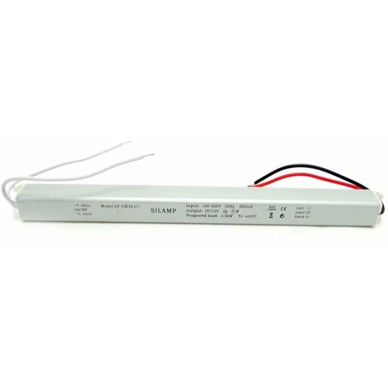 Transformator 220v 12v 60w Ip44 Dc 5a - - Transformator 220v 12v 60w Ip44 Dc 5a -
