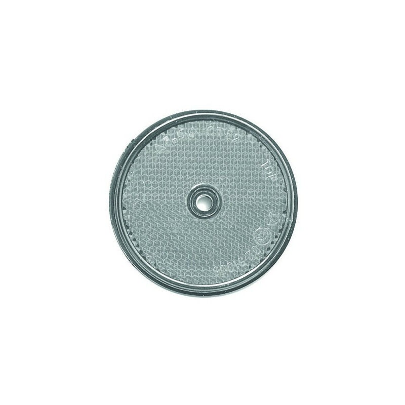 Reflektor Mit 86 Mm Durchmesser – Weiße Vorderseite – Reflektor Mit 86 Mm Durchmesser – Weiße Vorderseite – Reflektor Mit 86 Mm Durchmesser – Weiße